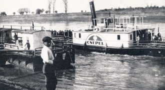 Tiszavárkony, hajóállomás - 1925