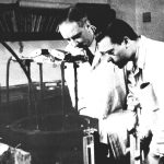 Szalay Sándor és Csikai Gyula az Atomkiban - 1956