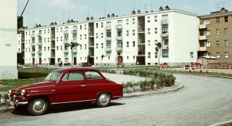 Libakerti (korábban Új Élet parki) lakótelep, Űrhajósok tere - Skoda Octavia - 1968