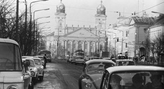 Debrecen - főutca - 1974