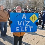 Akkumulátorgyár tüntetés Debrecen 20250201