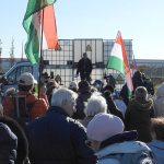 Akkumulátorgyár tüntetés Debrecen 20250201
