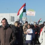 Akkumulátorgyár tüntetés Debrecen 20250201