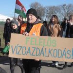 Akkumulátorgyár tüntetés Mikepércs 20250201