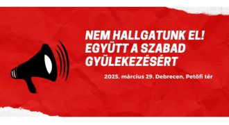 Tüntetés a szabad gyülekezésért