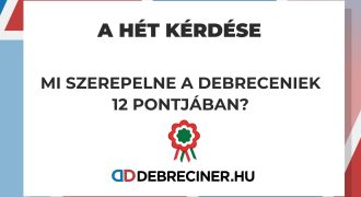 A HÉT KÉRDÉSE
