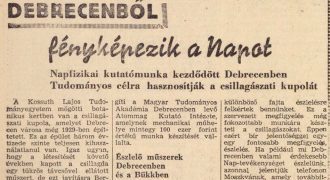Hajdú-bihari Napló, 1958