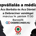 Szerepvállalás a médiában Ács Bori és Ács Dániel