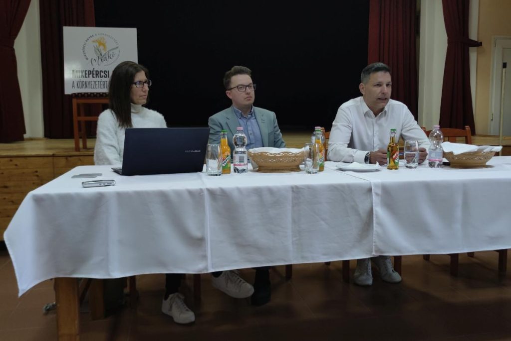Lakossági fórum Mikepércsen 2025. április 10-én