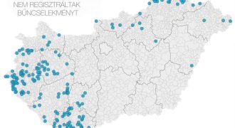 Told - bűntérkép