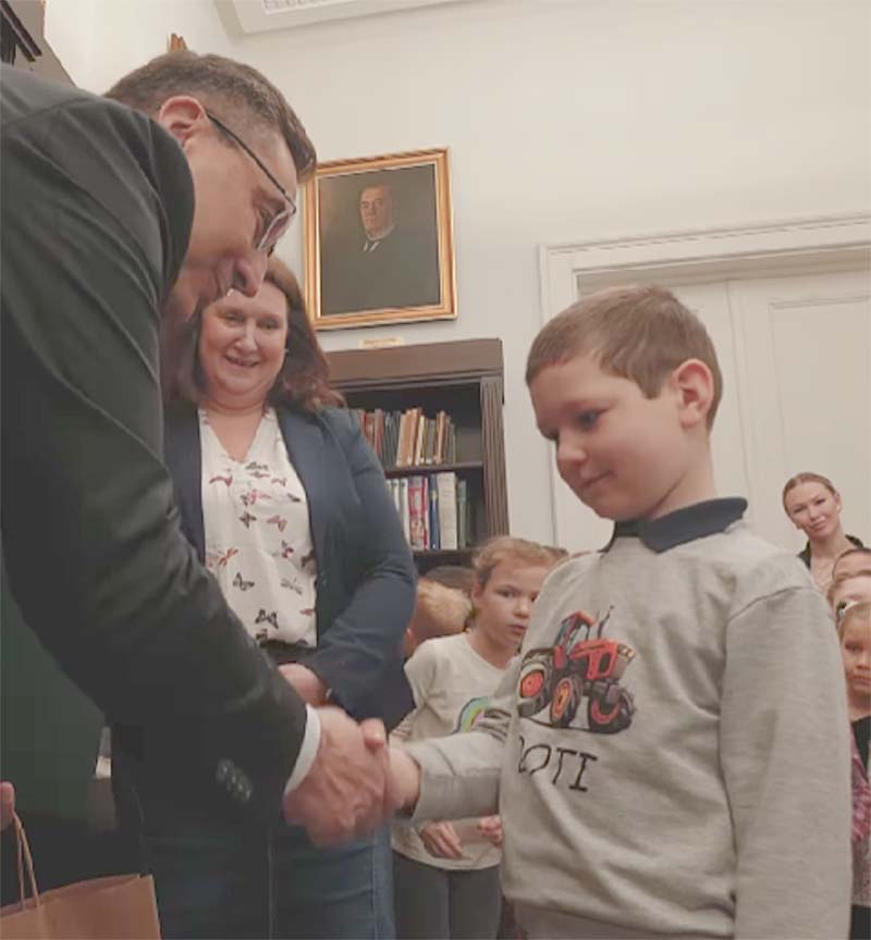 Papp László és az óvodások
