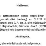 Határozat az Éltex szabályzatáról