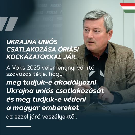 Pósán László Ukrajna uniós csatlakozása ellen kampányol