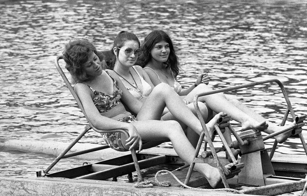 nagyerdei csónakázótó 1973