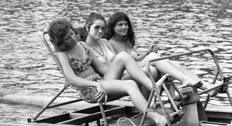 nagyerdei csónakázótó 1973