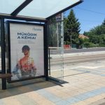 A BorsodChem plakátja Debrecenben