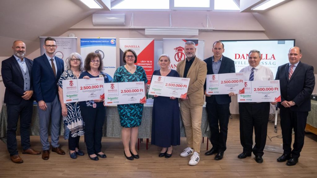 A Daniella Villamosság Talentum Alapítvány adományátadása - 2025. június 3.