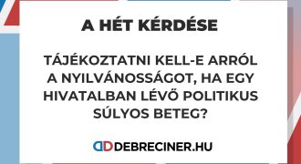 A HÉT KÉRDÉSE