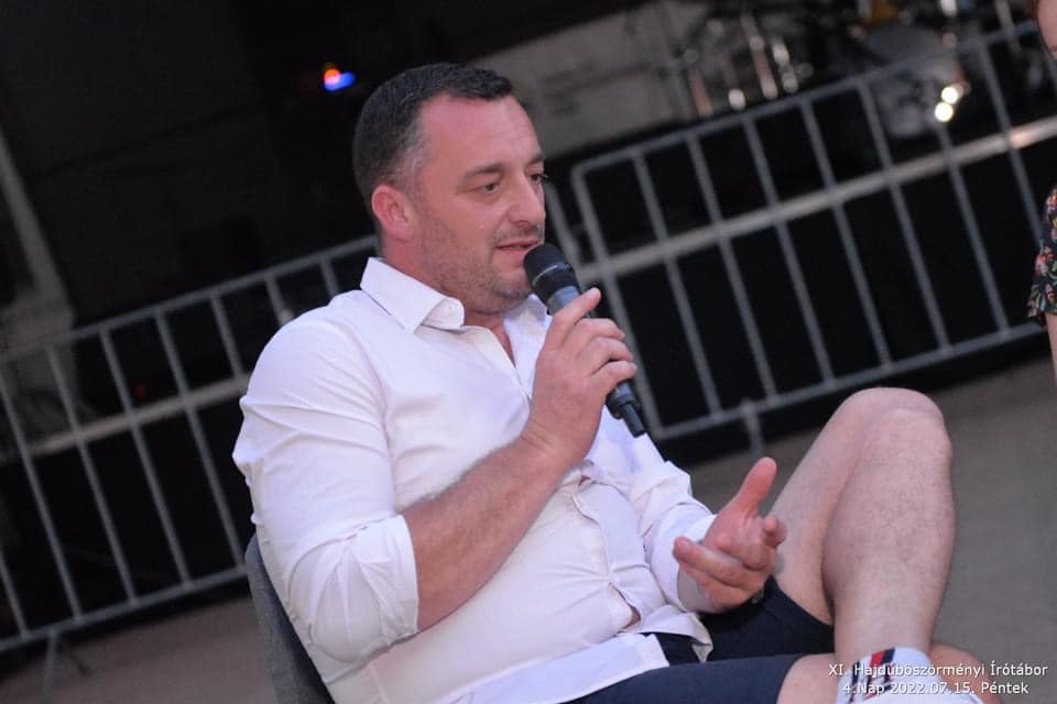 Papp-Für János a Hajdúböszörményi Írótáborban