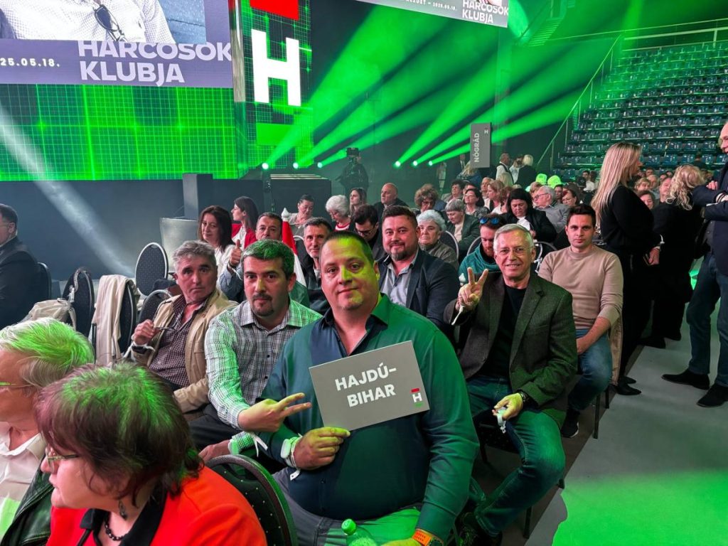 Tikász Ferenc a Harcosok Klubja gyűlésén