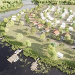 Hortobágyi lakópark látványterve