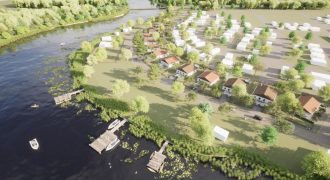 Hortobágyi lakópark látványterve