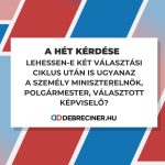 A HÉT KÉRDÉSE