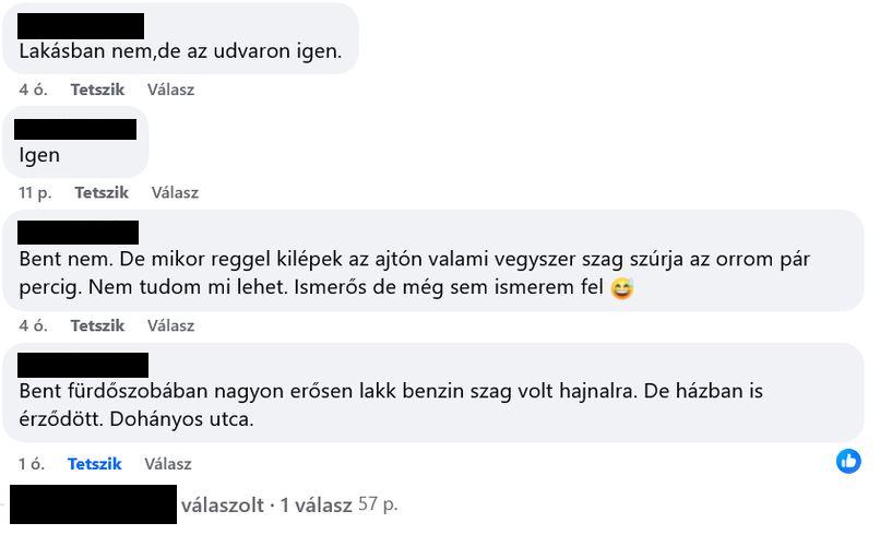 Benzinszagot éreznek Macson