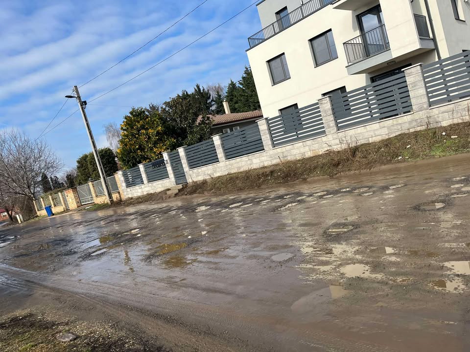 Bíbor utca - kátyú