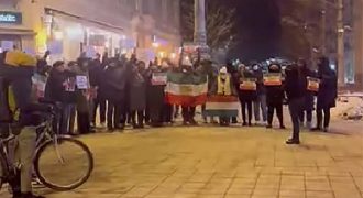 iráni diákok tiltakozása 20260112