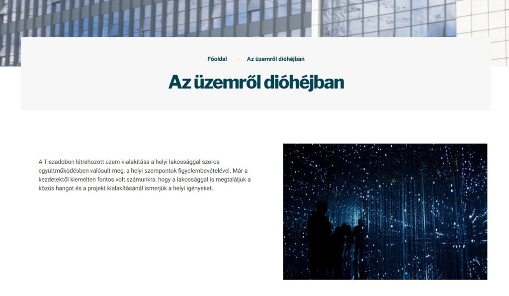 NMP-üzem Tiszadobon