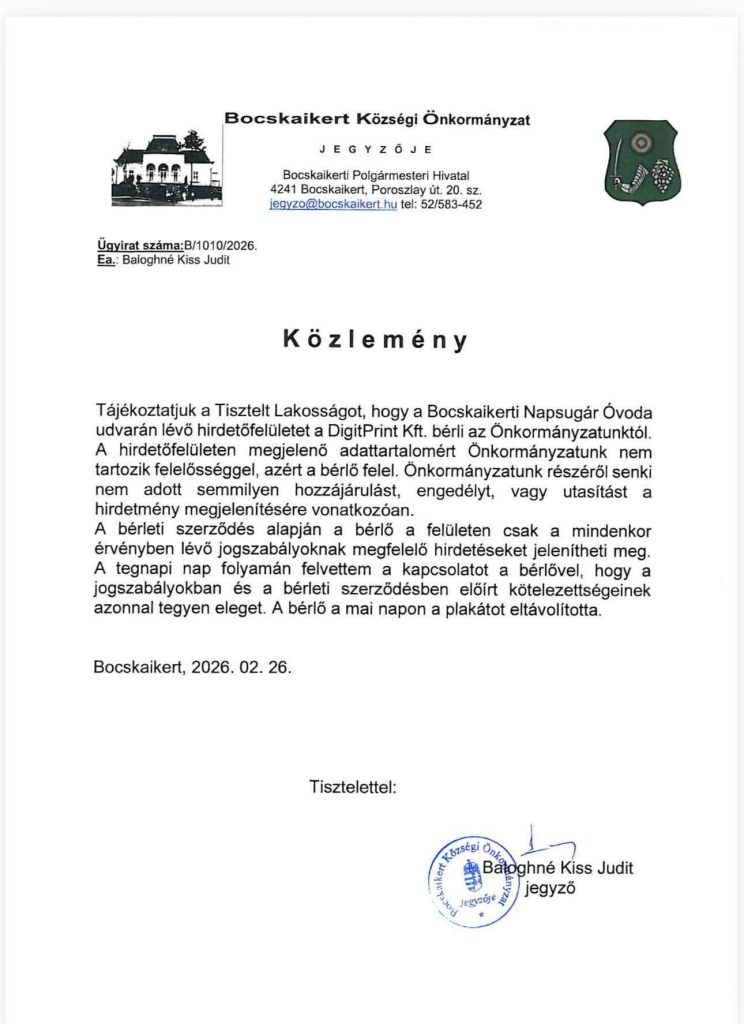 Bocskaikert