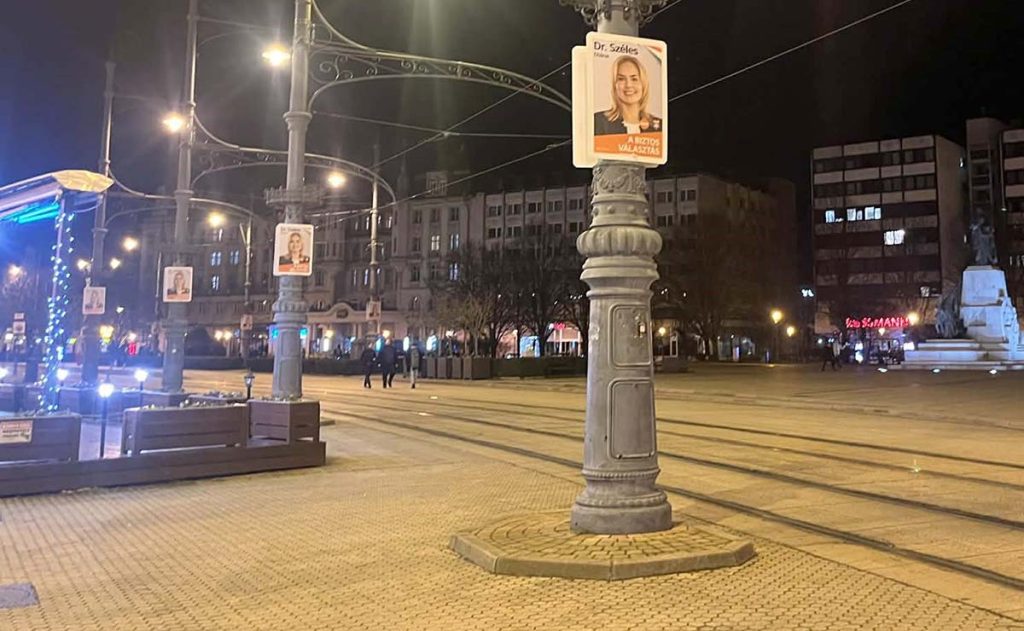 Széles Diána - választási plakát