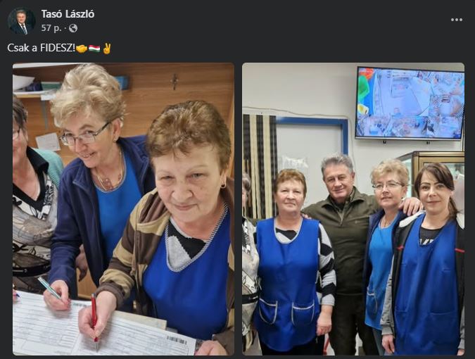 Tasó László választói személyes adatokat oszt meg