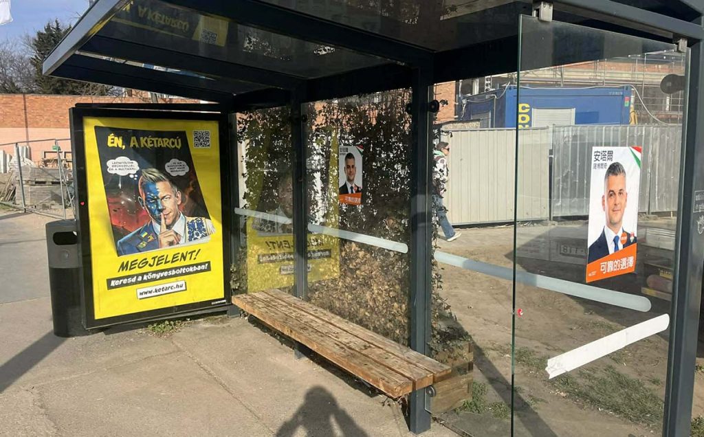 választási plakát kínai