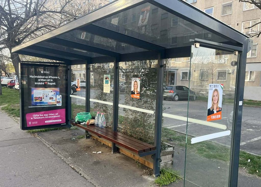 választási plakát kínai