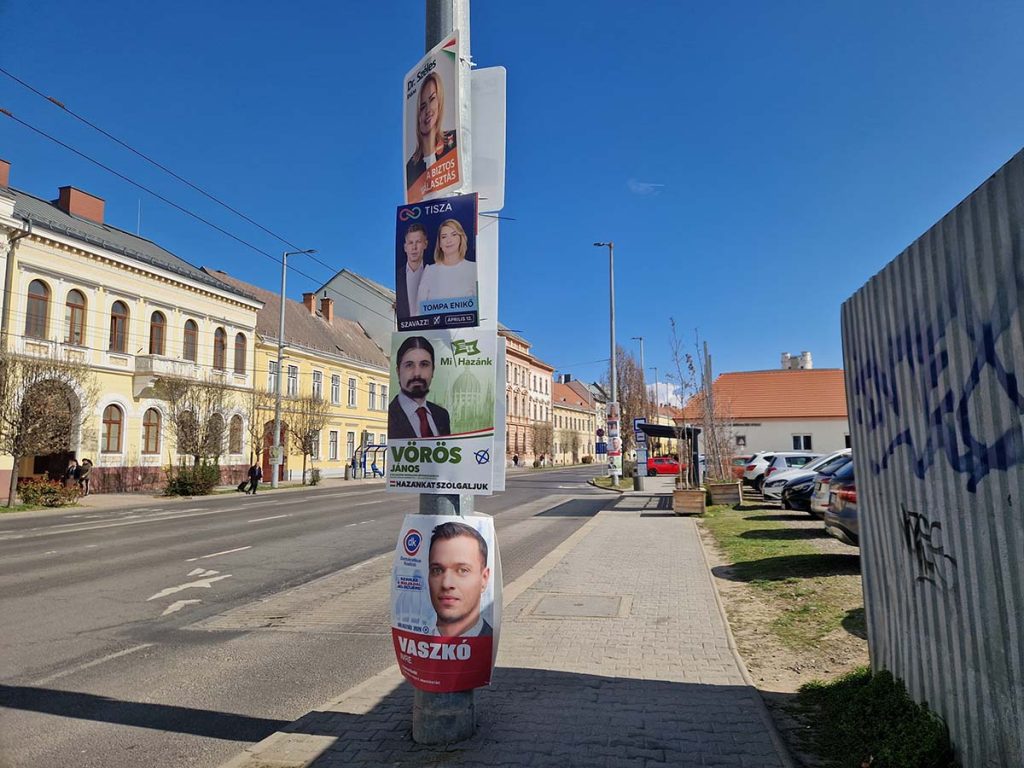 Választás kampány plakát 2026