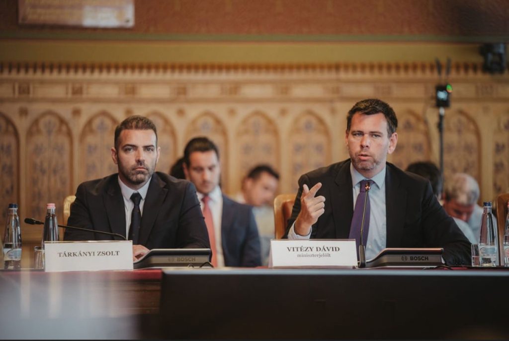 Tárkányi Zsolt és Vitézy Dávid miniszteri meghallgatáson