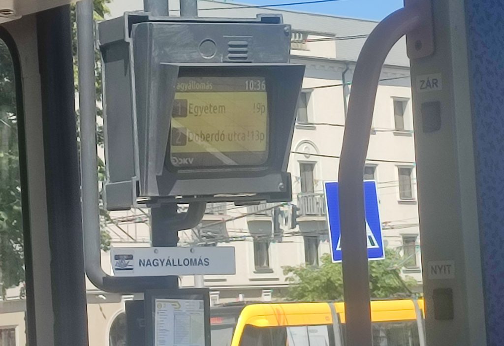 Közlekedés - utastájékoztatás