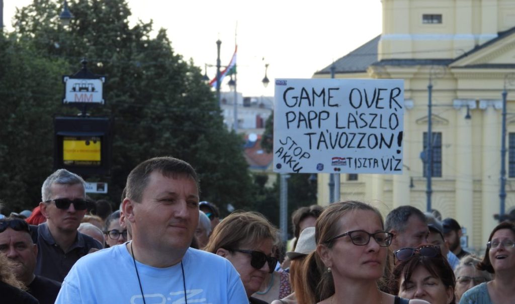 Miakö – akkumulátorgyár – demonstráció – 20260703