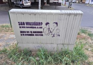 Street art - Orbán Viktor - Mészáros Lőrinc